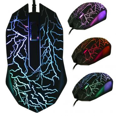 die drei wichtigsten Wrangler mit Computer backlight USB Maus Spiel Büro der Computer Maus