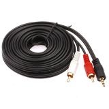 Kai chenggao 5 Meter Gold zwei mutige 2rca 3 5mm Audio