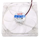 12cm mit blauem licht transparent Crystal kabinett Fan lüfter abgas Fan