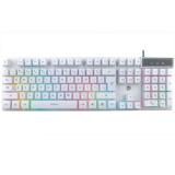 Radium Drachen k50 Regenbogen Farbe LED Tastatur VerbindungerKabelt Spiel weiße Tastatur Notebook Mechanische hand