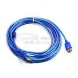 5 Meter Verbindungoll ring USB2.0 bin \ af USB Kupfer blauen männer Frauen linie