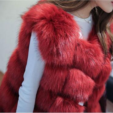 die neuen Wintermantel Damen Mode import Mantel ganze peel Fox für Weste Hochwertigen Pelzmantel FreiZeit shitsuke