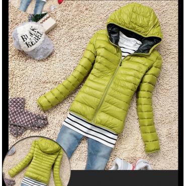 neue chaquetas mujer neue Mode Damen Jacken Vermummt Farbe casaco Feminino Schwarz Rot Blau 17 grün