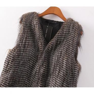 sali 1 PC Mantel s m l xl xxl Ärmellose Jacke xxxl Damen Weste lange Haare Jacke und Weste