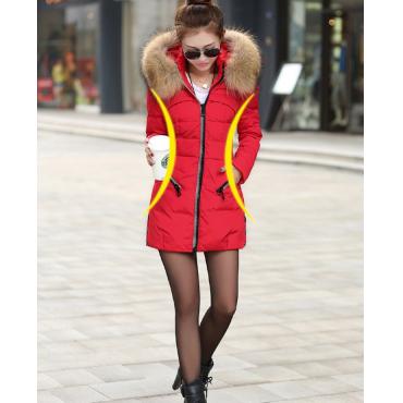 plus Size DaunenJacke Damen Wintermäntel Pelz Vermummt slim lange duck dich Parka m 4xl Mode Outwear Winter Jacken