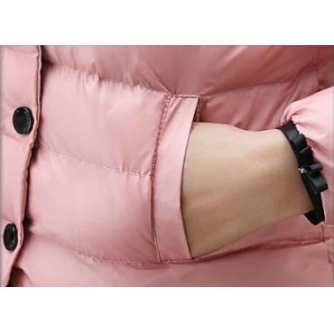 neue Damen zab Gepolsterte  Jacke warm im Winter Damen Mode deko Bogen kurze Jacke Oberbekleidung