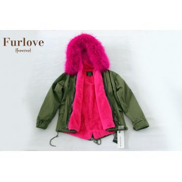 neue Damen Winter Armee Grüne Jacke Mäntel Dicken Parkas und Grösse echter waschbär Pelzkragen Vermummte Outwear 5 day
