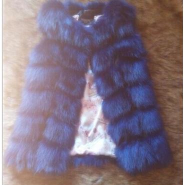 die neuen Wintermantel Damen einfuhr ganze peel Fox Fell Faux Weste Hochwertigen Pelzmantel Freizeit shitsuke Damen