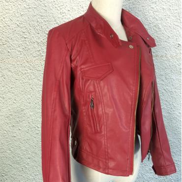 neuzugang Herbst Winter Damen Motorrad Lederjacke slim Gelegenheits Mantel
