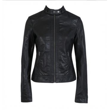 der teileiNZelplan single pimkie pu Leder Jacke gewaschen Motorrad weibliche kurzen absatz Leder Grösse wholesa