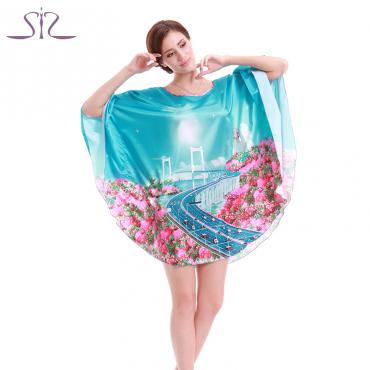 Damen Nachthemden angebot Seide Bademantel Schlafen Lounge Damen Nachtwäsche plus Size hausMäntel Schlafen Top 1010