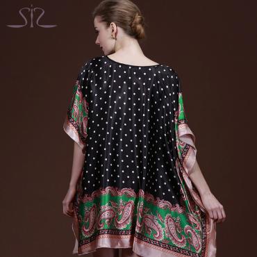 Top Verkauf Summer Style Faux Seide innen Bekleidung Damen Pyjama Damen Mini Nachthemden zu Hause Kleidung schlafe