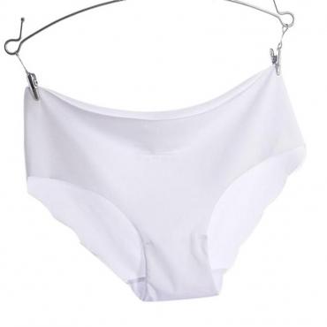 Moderne 7 Farben Damen unsichtbar Unterwäsche Baumwolle Spandex Nahtlose slips weibliche Höschen Kleidung Grösse m l
