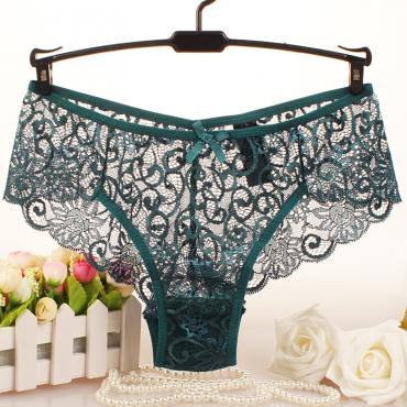 Damen Unterwäsche Damen slips schicken Spitzen calcinha renda sexy Höschen für Damen traceless schritt Baumwolle