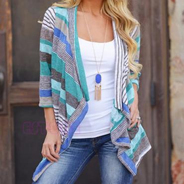 boho Damen lange Ärmel Strickjacke Lockere Pullover Outwear aus Jacke Mantel