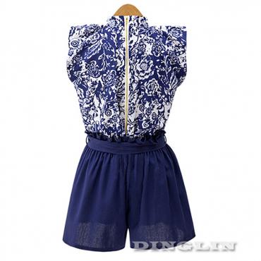 Sommer Stil Damen Chiffon Vintage Verstimmen Ärmellose reißverschluss Verband kurzen Hemd Bluse passt höchs