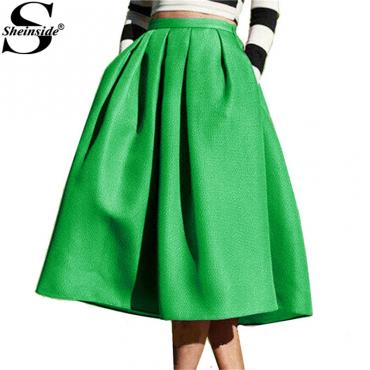 sheinside eine fackel gefalteten Fashion Street Style Damen solide einfach lässig elegante Taschen Vintage