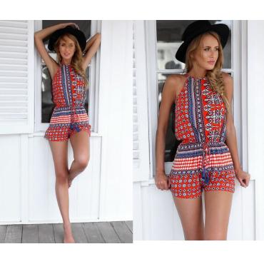 neue art der pflege eines & moral gedruckten Ärmellose miss sexy rückenfrei Overall Swimwears heiß Stil produkte