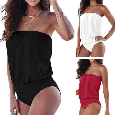 fantastische neue ankunft Weisse sexy Damen ein Stück Bikini Body Beachwear Bademode Badeanzug Versandkosten apr 13