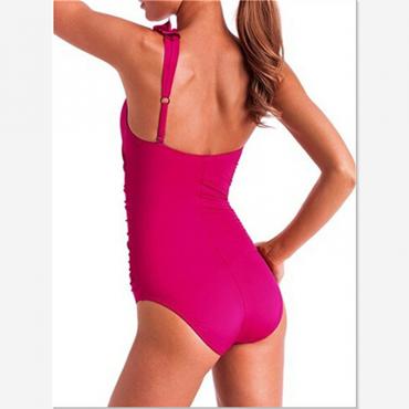 Sommer Schwarze Nylon Pad Stück Badeanzug mit Blumen Verzieren rückenfrei Beachwear Damen Versandkosten g229