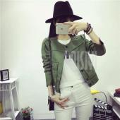 laisiyi Versandkosten neue Herbst Jacke Koreanischen Damen Wildleder Mantel slim lange Ärmel alle mit kurzen Jacken