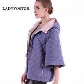 Ladyvostok neue Damen ultra Light auf Jacken warme Jacke Parkas Damen 12 270