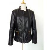 the new warme Winterjacke Baumwolle auf Hochrangige europäische Damen plus Size Lederjacke Motorrad Stil frei schif