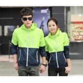 Jacken im Frühjahr neue Sport Jacke Damen und Damen Kapuzen Jacke Damen Mode Dünne Jacke Männer Outwear