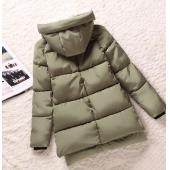 Damen Parka wadded Jacke weibliche WinterJacke Damen OberBekleidung schlanken Mädchen Jacken mittellang runter Baumwolle