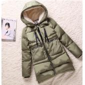 Damen Parka wadded Jacke weibliche WinterJacke Damen OberBekleidung schlanken Mädchen Jacken mittellang runter Baumwolle