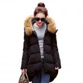 Winter Damen Jacke lange runter Mantel super Grossen Kragen Parka Mantel Verhüllen plus Size dick nordsee Kragen