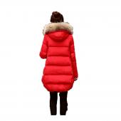 Winter Damen Jacke lange runter Mantel super Grossen Kragen Parka Mantel Verhüllen plus Size dick nordsee Kragen