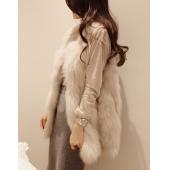 der niedrigste Preis Herbst im Frühling und Winter hohe nachahmung Fox für Weste gilet OberBekleidung für Damen