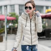 Mode hin Parkas warmen Wintermantel Damen Licht Wintermantel Vermummte WinterJacke Damen Parkas für Damen