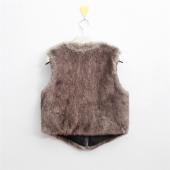 heiße Marketing Damen Mode neue Weste Ärmellose Jacke lange Haare Jacke Weste