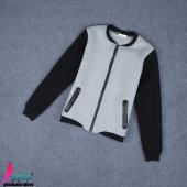 gagaopt neuer cool lässig Schwarzen volle Ärmel Print schreiben Winter Frau Jacke mit heiß Verkauf