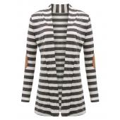 plus Size Pullover lässig Gestreifte Jacke Marke Damen Strickjacke Jacke Mode Lady chaquetas mujer offene Naht