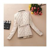 miec Damen Jacke Mode Damen Jacken Frühling im Herbst Mantel MarkenDesigns britischen Stil karierten quilting gepolste