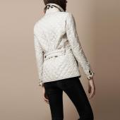 miec Damen Jacke Mode Damen Jacken Frühling im Herbst Mantel MarkenDesigns britischen Stil karierten quilting gepolste