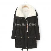 Winter neue berber Fleece Jacke Mantel Damen Bekleidung napka weibliche jaquetas slim lange Jacken Parkas