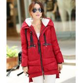 Damen im Winter zunehmen lange warm Vermummte Mäntel für Damen im Winter lange Ärmel Jacken Damen Parkas e638