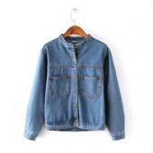 Mode Herbst Vintage Damen und Jeans Jeans Jacke Locker Damen kurze Jeans Jacke Jacken für Damen Outwear