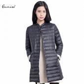 gamiss ultraLight bis Mantel Damen WinterJacke Damen Jacken lange ausdünnen Mantel