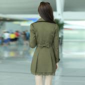 Damen Trenchcoat Koreanischen plus Size Spitzen slim zweireiher Trenchcoats Damen Winter Outwear Kleidung 7 Farben