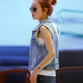 Damen Jeans Jacke slim Mantel Strickjacke Denim s xxl und Grösse für Damen lässig Hoch Jacke