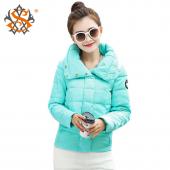 Herbst Winter Damen grundlegende Jacke Mantel weibliche slim aus Baumwolle lässig Schwarzen Jacken Mäntel Kragen Mark