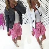 im Winter Damen slim reißverschluss lange Ärmel Jacke Vermummte lange OberBekleidung Mantel