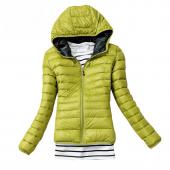 Herbst Winter Damen grundlegende Sport Jacke Mantel weibliche slim Kapuzen Marke Baumwolle lässig Schwarzen Jacke
