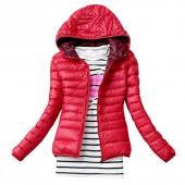 Herbst Winter Damen grundlegende Sport Jacke Mantel weibliche slim Kapuzen Marke Baumwolle lässig Schwarzen Jacke