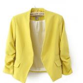 neue Mode Farbe Damen Frühjahr slim short Design Anzug Mantel Jacken s m l Versandkosten ld0606